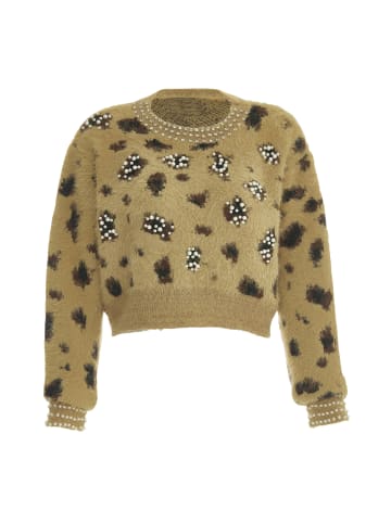 faina Damen Strickpullover in Beige
