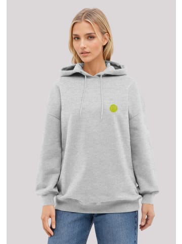 F4NT4STIC Hoodie Tennis Bestickt in grau meliert