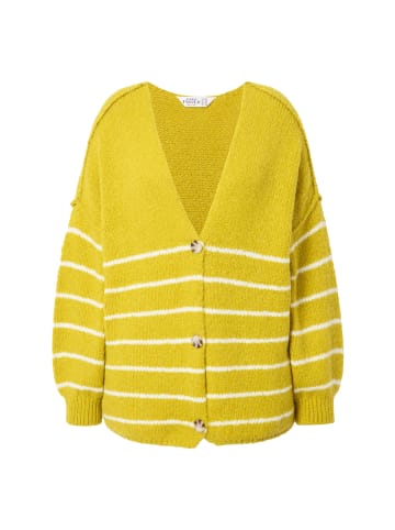 Studio Untold Strickjacke in gelbgrün