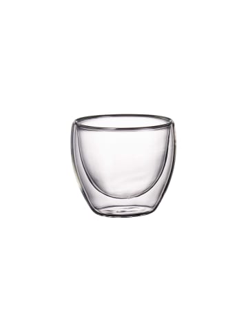 Butlers Glas doppelwandig 80ml HOT & COLD in Transparent