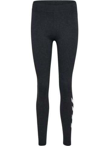 Hummel Leggings "Pulse Logo Mw Tights" in Schwarz