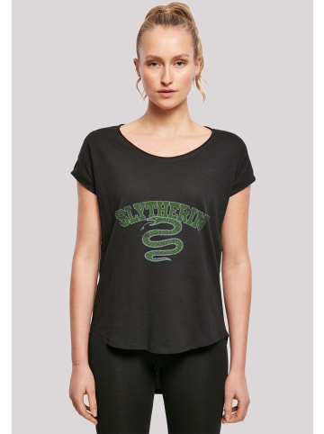 F4NT4STIC T-Shirt Harry Potter Slytherin Sport Wappen in schwarz