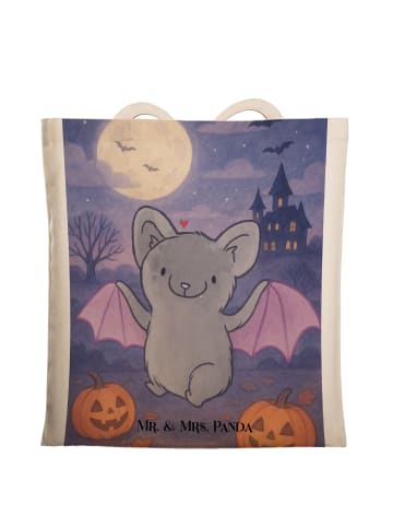 Mr. & Mrs. Panda Shopping Tasche Fledermaus Classic Design ohne ... in Weiß