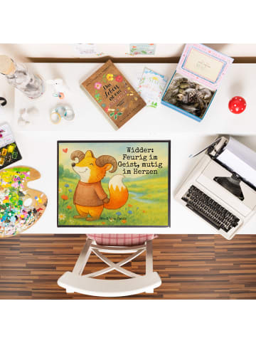 Mr. & Mrs. Panda schreibtischunterlage Widder Astologie Design m... in Weiß