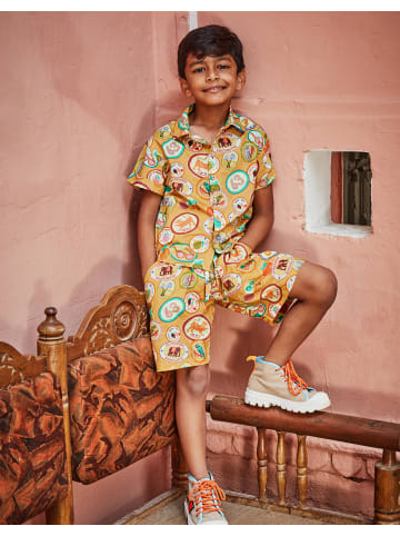 Oilily Plank Short in Beige