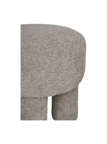 ebuy24 Pouf Perth Hellgrau 43 x 43 cm