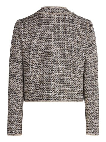 Betty Barclay Blazer-Jacke mit Fransen in Schwarz/Beige