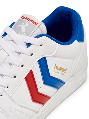 Hummel Hummel Sneaker Low Handball Perfekt Unisex Erwachsene in WHITE/BLUE/RED