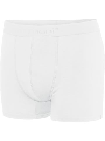 normani 12 Herren Viskose-Boxershorts in Weiß