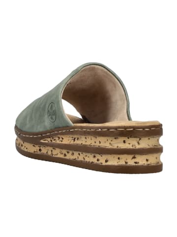 rieker Klassische Pantoletten in Grün