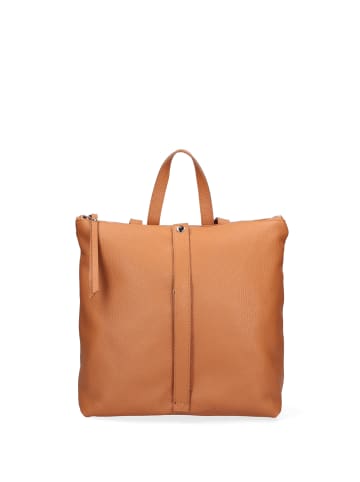 ROBERTA ROSSI In einen Rucksack umwandelbare Handtasche in COGNAC