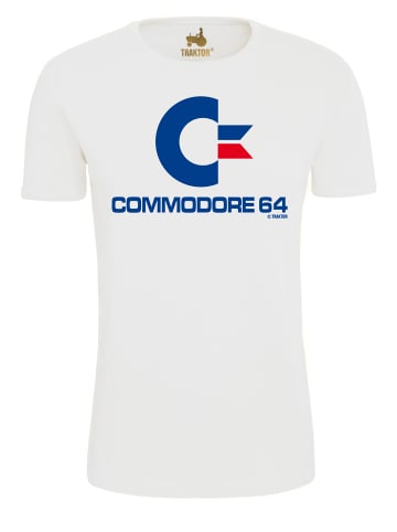 Logoshirt Logo T-Shirt Commodore in weiß