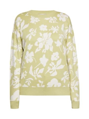 Sidona Pullover in HELLGRÜN WOLLWEISS