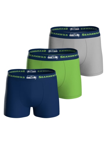 NFL Boxershort 3er Pack in Seattle Seahawks