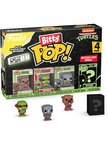 Funko Bitty Teenage Mutant Ninja Turtles Splinter Raphael Rocksteady 2.2 cm