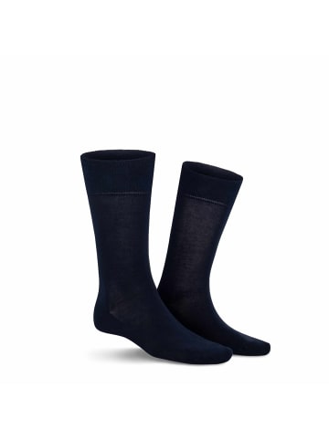 Kunert Socken Richard druckfrei in Navy