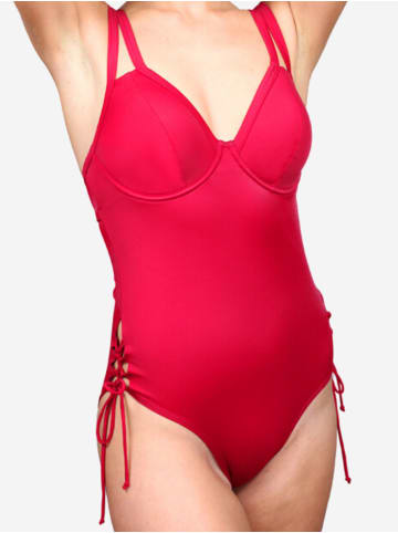 SugarShape Badeanzug Daria in dark red swim