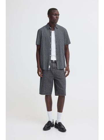 BLEND Kurzarmhemd BHBarny in Dunkelblau