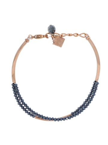 COEUR DE LION Armband "blau rosèvergoldet 4960/30-1223" in Roségold