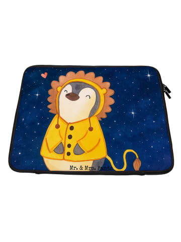 Mr. & Mrs. Panda Laptop Tasche Löwe Astrologie Design ohne Spruch in Weiß