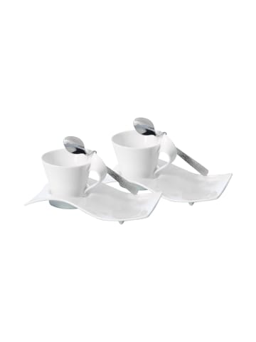 Villeroy & Boch 2er Set Kaffee-Set NewWave Caffè in 240 ml in weiß