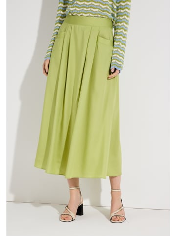 More & More ungefütterter, fließender Maxi-Schlupfrock in pistachio