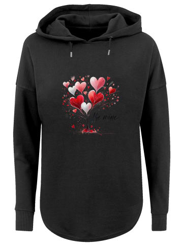 F4NT4STIC Oversized Hoodie Herzbaum Be Mine! in schwarz