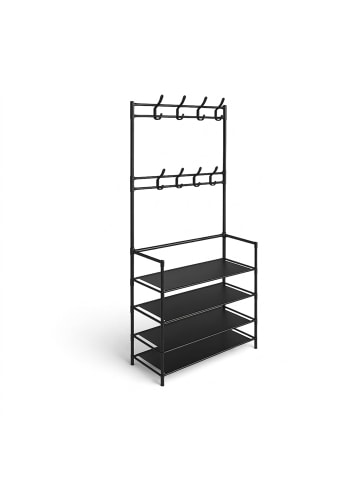 relaxdays Garderobenständer - (B)61 x (H)150 x (T)27,5 cm