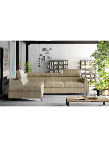 MF Design Katara Recamiere Links in Beige -  (L) 265 x (B) 265 x (H) 92 cm