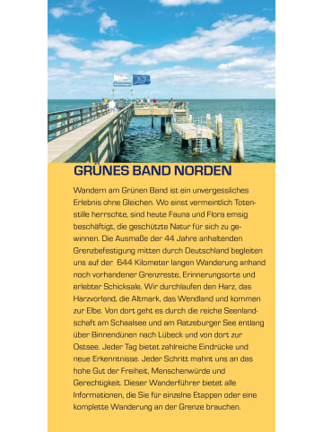 TRESCHER VERLAG TRESCHER Reiseführer Grünes Band - Der Norden | Auf dem Fernwanderweg entlang...