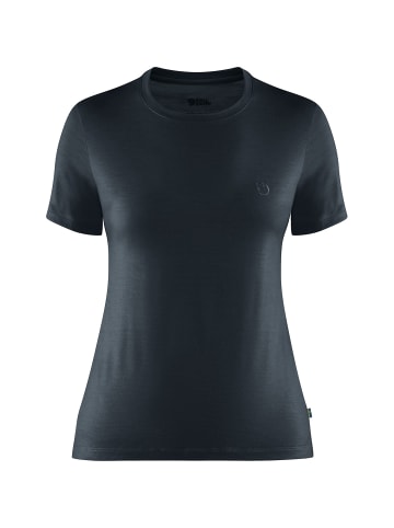 FJÄLLRÄVEN T-Shirt Abisko Wool SS in Rauchblau