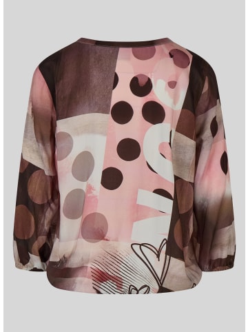 Rabe Bluse in Rosa