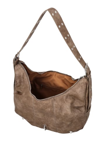 myMo ROCKS Women Shoulder Bag in Taupe