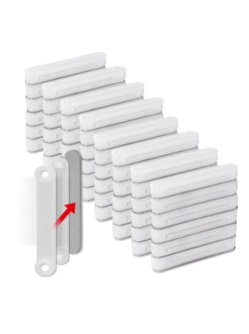 EASYmaxx Magnete 48er-Set für Moskitonetze Transparent