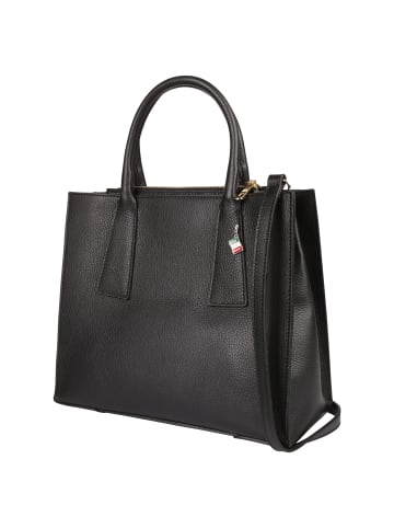 Florence Florence Handtasche Leder schwarz ca. 32cm