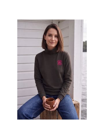 Cecil Langarmshirt in truffle brown
