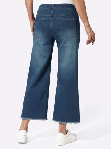 Sieh an! 7/8-Jeans in blue-stone-washed