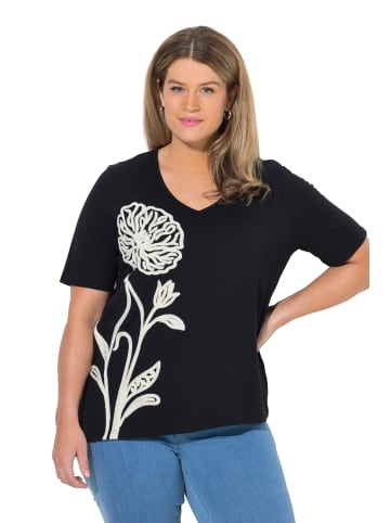 Ulla Popken Longshirt in schwarz