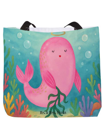 Mr. & Mrs. Panda Shopper Tasche Sternzeichen Jungfrau Design ohn... in Weiß