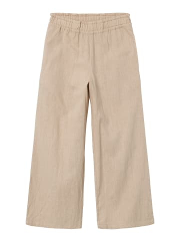 name it Sommerhose NKFFALINNEN WIDE PANT in humus