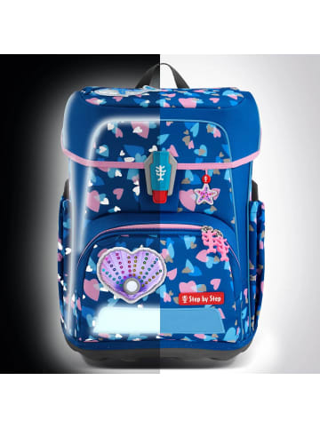 Step by Step CLOUD REFLECT Schulranzen-Set Seashell Pearl 5-tlg. in blau