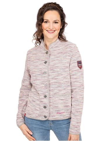 Almgwand Strickjacke MALMOOSKOPF in offwhite - rose