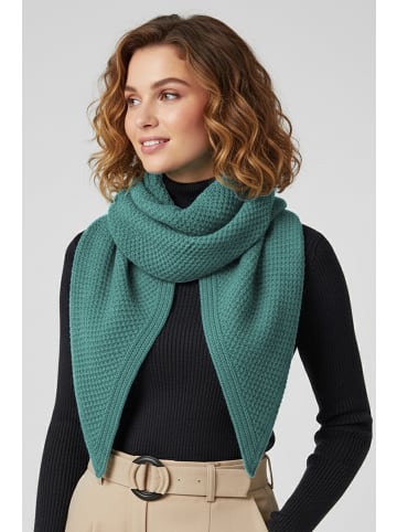 Faera Weicher Schal mit Fransen - Accessoire für kalte Tage in Türkis