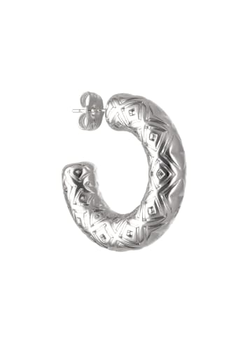 IZIA Women Hoop Earrings in Silver