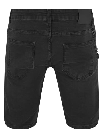 2Y Premium Jeans Shorts in black