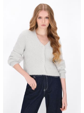 DreiMaster Women Cardigan in grey melange