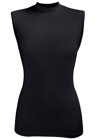 WITT WEIDEN Stehkragenshirt in schwarz