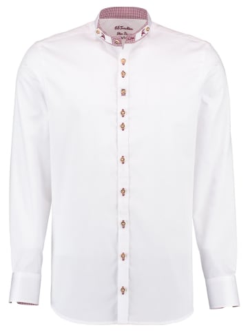 OS-Trachten Trachtenhemd Hufus in weiß