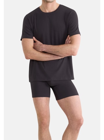 Sloggi Unterhemd / Shirt Kurzarm SLG Base in Charcoal