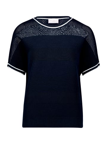 Betty Barclay Feinstrickpullover mit Struktur in Patch Dark Blue/White